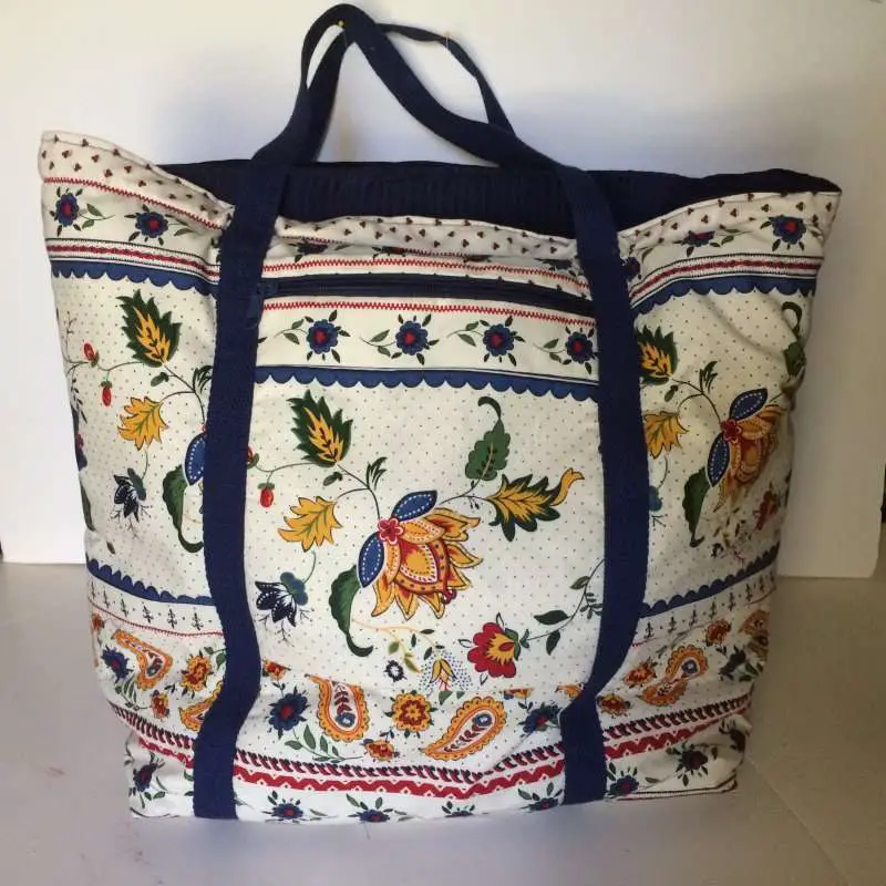 Large divided floral tote Sewing By Lydia, Handmade Bags & Purses Totes